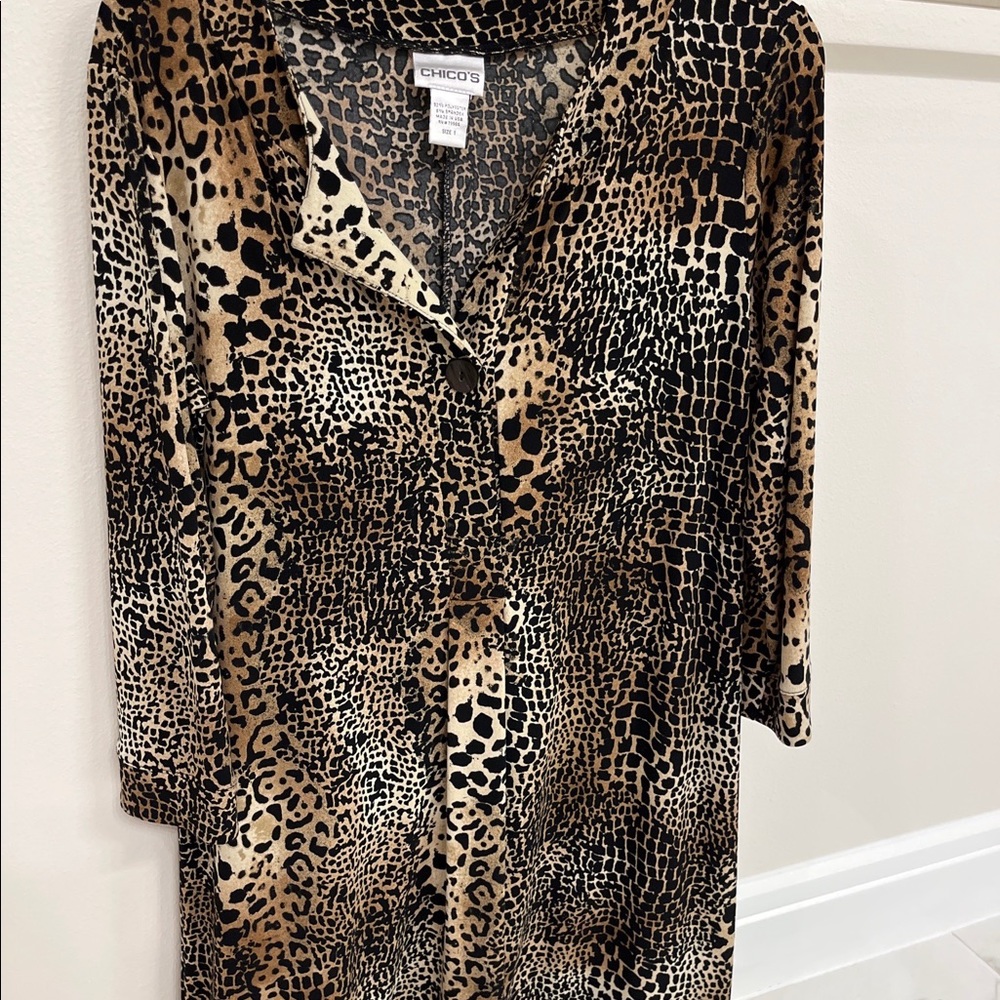 Chicos womenswear polyester spandex size 1
